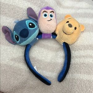 Disney Character Headband Ears - Stitch Buzz & Winnie the Pooh